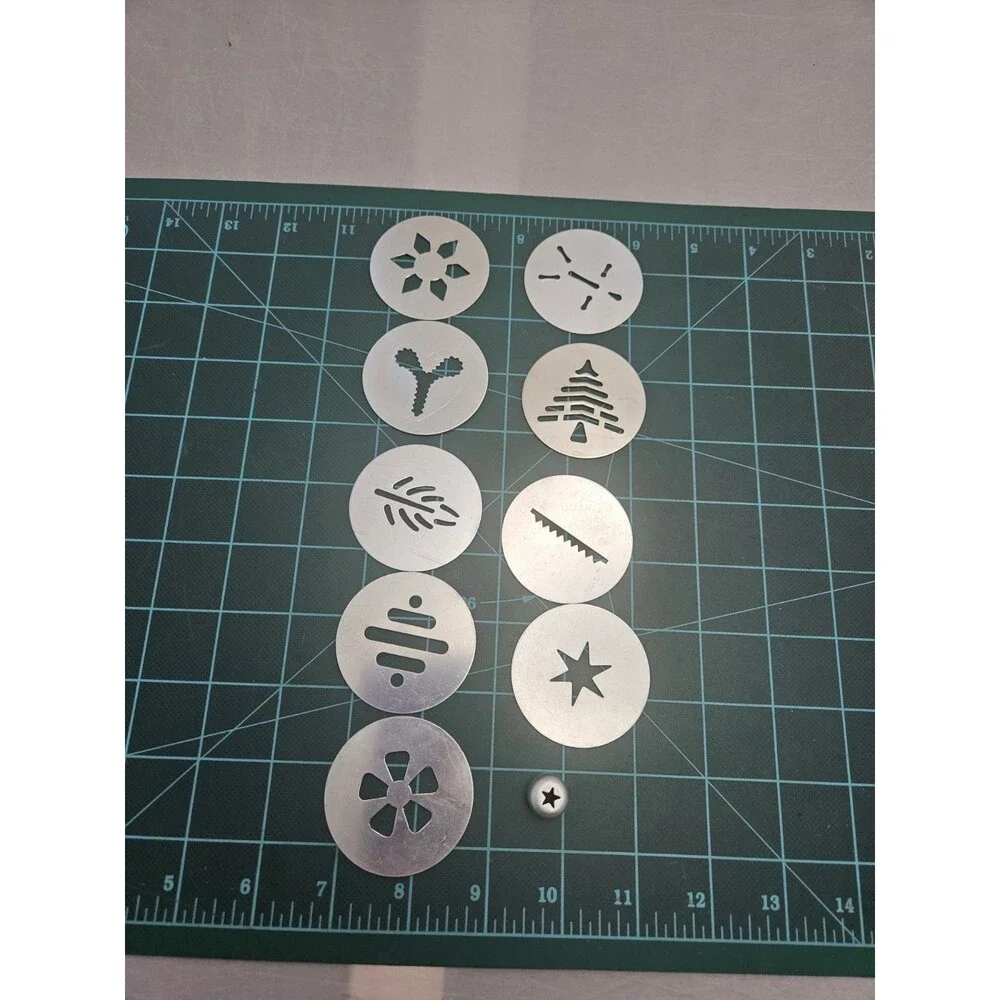 Wear Ever Super Shooter Cookie Press Set Of 9 Discs Replacement Parts